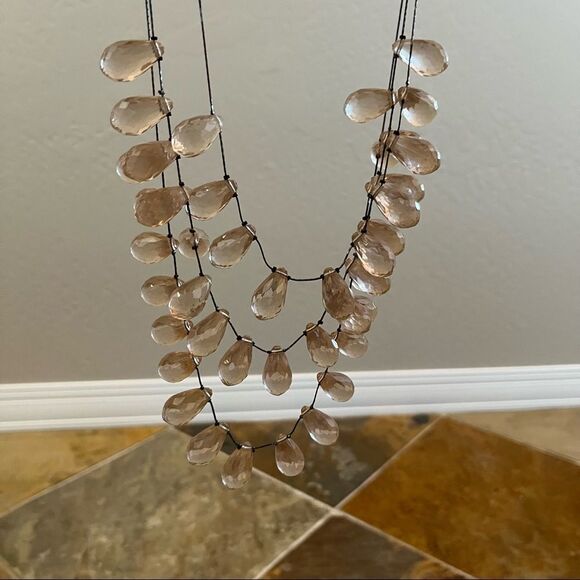 Multi-Chain Beaded Statement Necklace - Picture 3 of 3